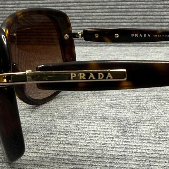 Prada Brown Tortoise Oversized Sunglasses - Picture 9 of 12